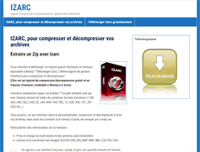 Tablet Screenshot of izarc.fr