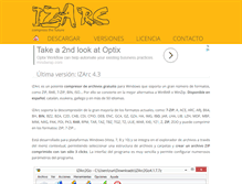 Tablet Screenshot of izarc.es